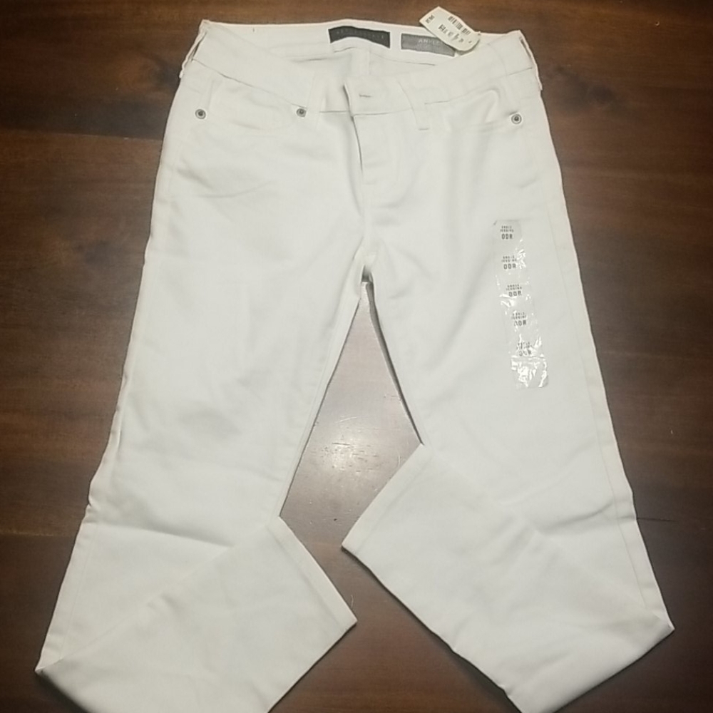 Aeropostale white skinny ankle jegging NWT‎